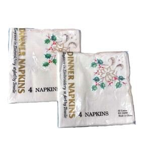 Tessile Embroidered Holiday Napkins